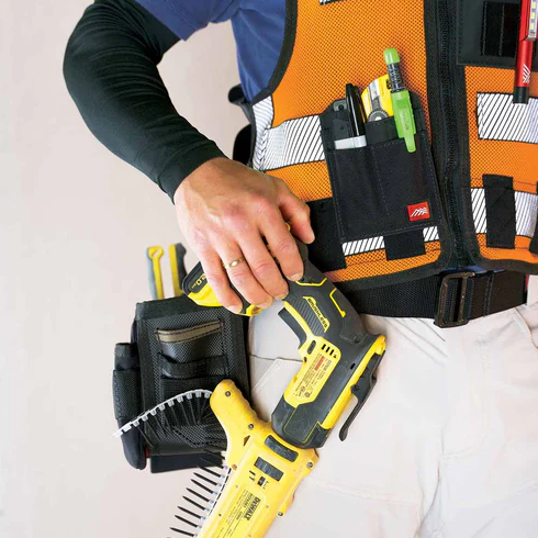 DiamondBack Toolbelts 701 Vest Hi Viz Orange