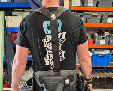 Badger Toolbelts | Suspenders Sawdust Sage - Badger ToolbeltsTF Tools Ltd