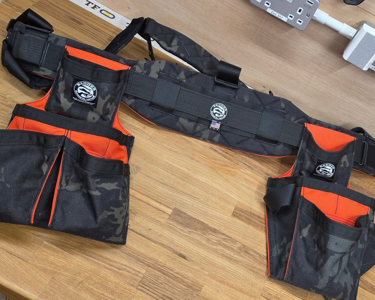 Badger Toolbelts x Made to Order | Carpenter Side-By-Side Tool Belt Setup - Inside-Out - Badger ToolbeltsTF Tools Ltd