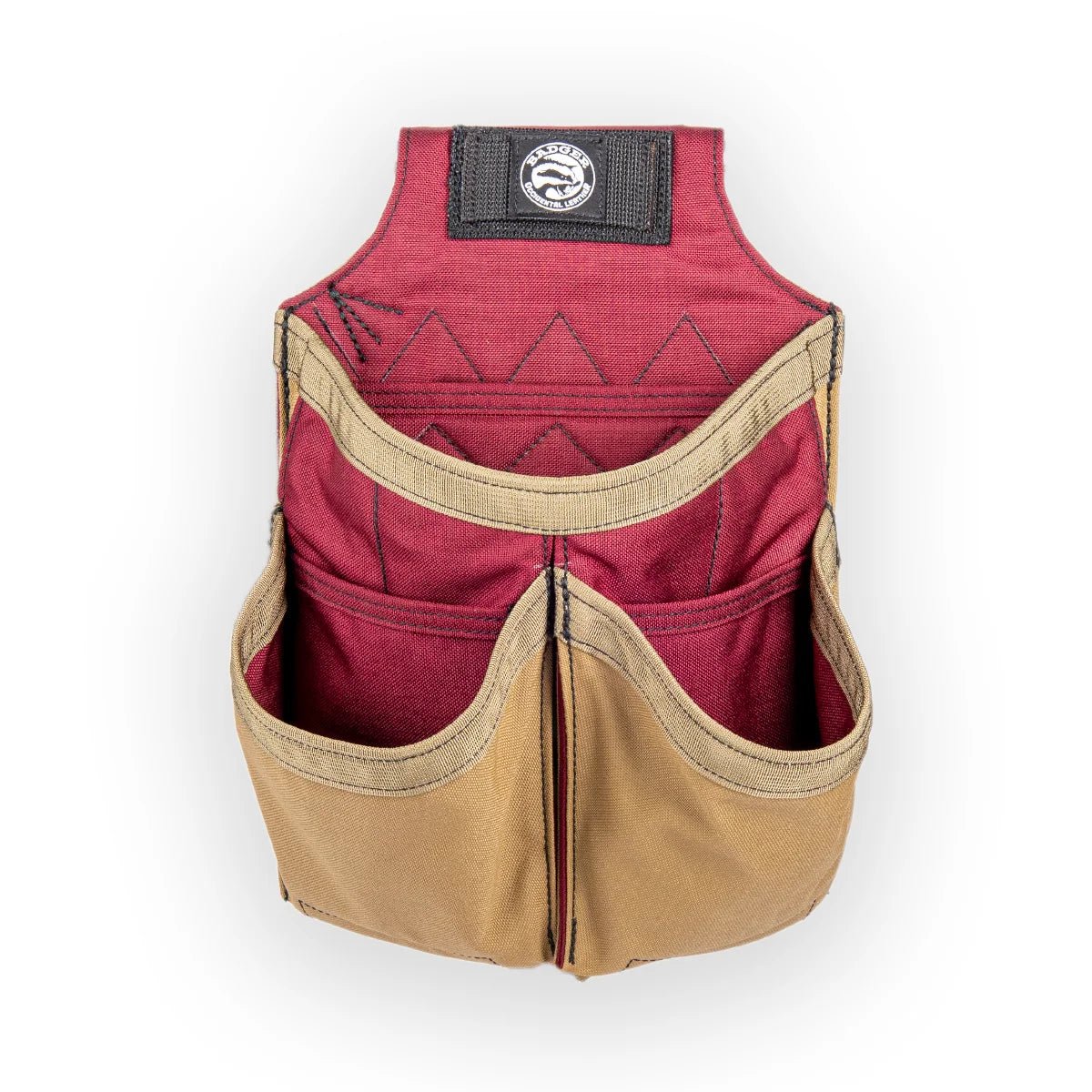 Badger Toolbelts x Made to Order | Trimmer V2 Side-By-Side Fastener Bag - Inside-Out - Badger ToolbeltsTF Tools Ltd