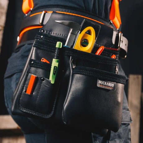 Buckaroo Toolbelts | 2 Pocket & Pouch Nailbag - Buckaroo ToolbeltsTF Tools Ltd