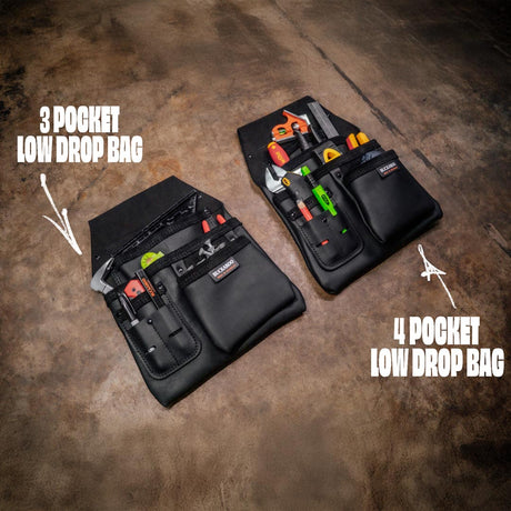 Buckaroo Toolbelts | 3 Pocket Low Drop Bag - Buckaroo ToolbeltsTF Tools Ltd