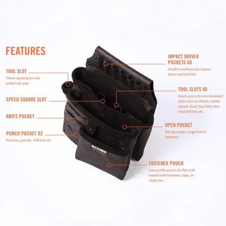 Buckaroo Toolbelts | Bespoke 02 pouch - Buckaroo ToolbeltsTF Tools Ltd