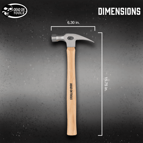 Dead on Tools | 20oz. Smooth Face Framing Hammer - Dead on ToolsTF Tools Ltd