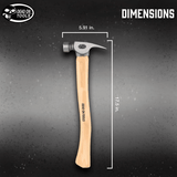 Dead on Tools | 23oz. Milled Face California Framing Hammer - Dead on ToolsTF Tools Ltd