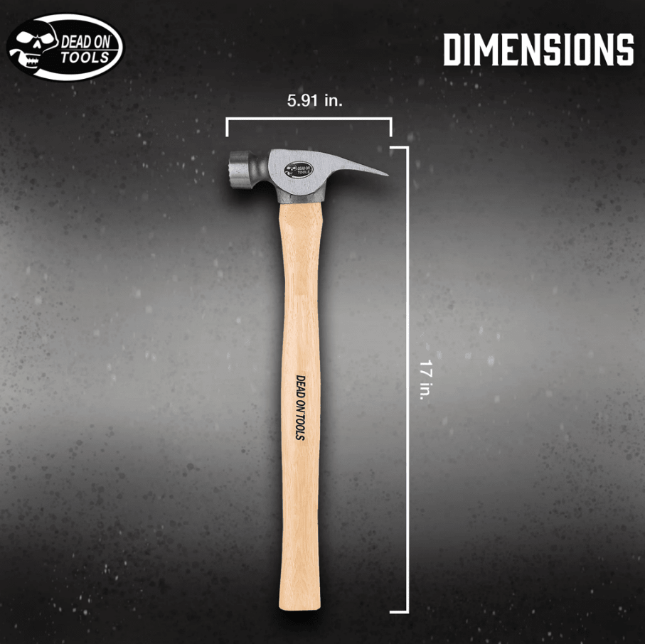 Dead on Tools | 23oz. Milled Face Framing Hammer - Dead on ToolsTF Tools Ltd