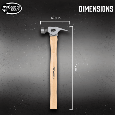 Dead on Tools | 23oz. Milled Face Framing Hammer - Dead on ToolsTF Tools Ltd