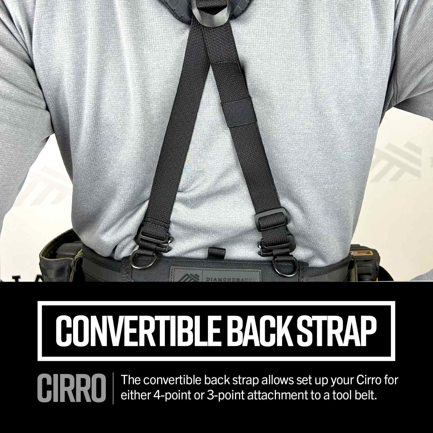 DiamondBack Toolbelts | Cirro Deluxe Suspenders – TF Tools Ltd