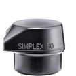 Halder | Simplex Mallet Stand Up | Black Rubber replacement face - HalderTF Tools Ltd
