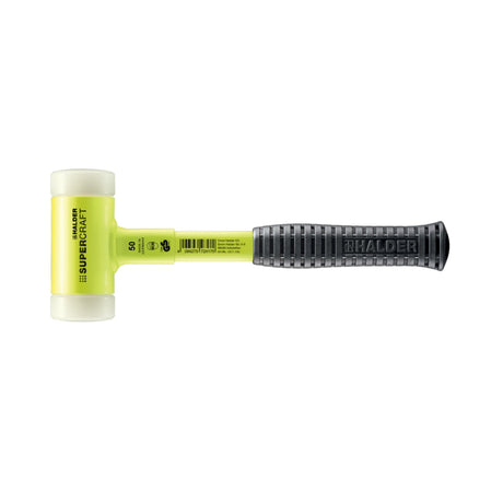 Halder | Supercraft Mallet Round Nylon Mallet 1.2kg With Replaceable Face - HalderTF Tools Ltd