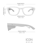 Hyspecs Eyewear | Icon Clear UV400 Lens - Hyspecs EyewearTF Tools Ltd