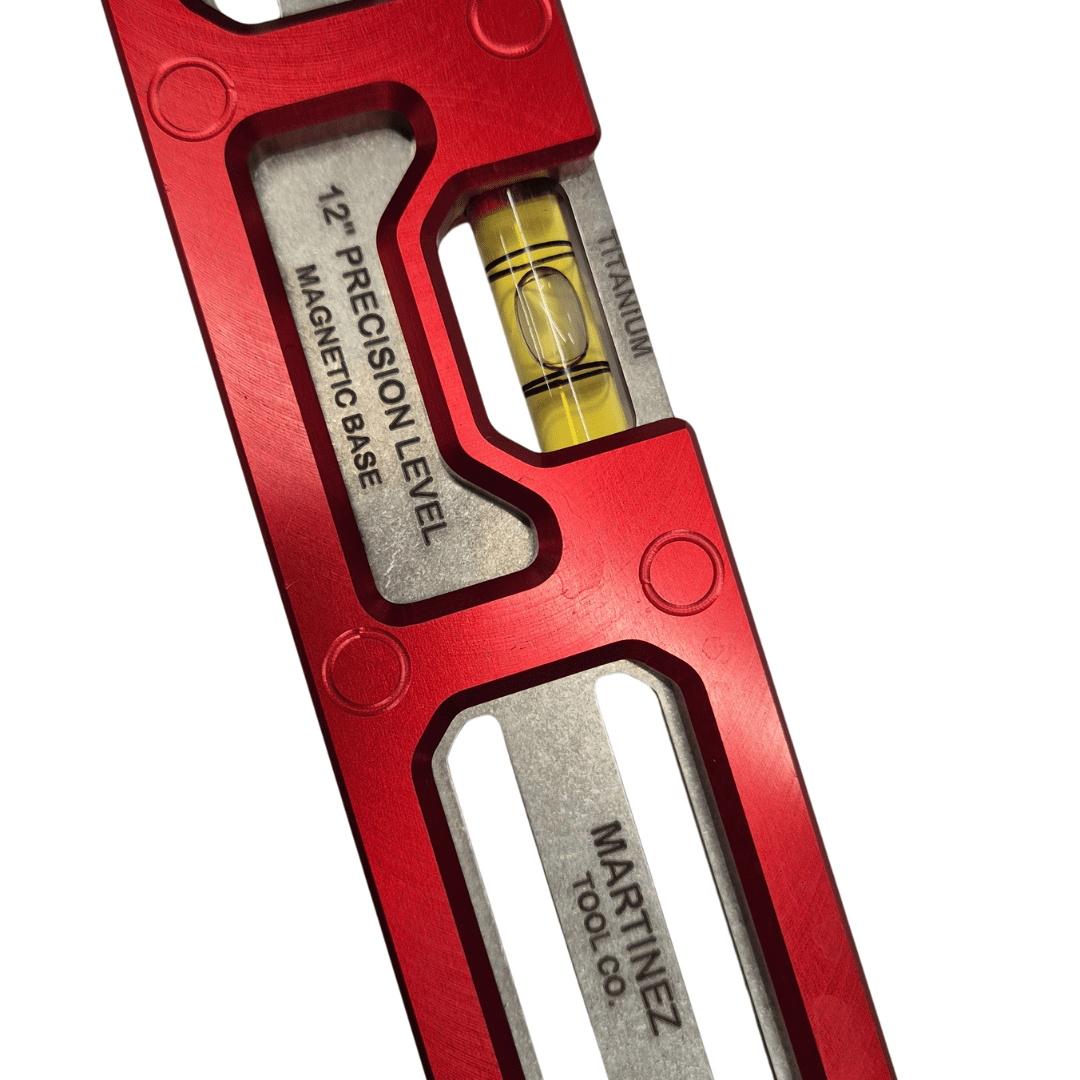 Martinez Tools | 12" Titanium Top View Level - Martinez ToolsTF Tools Ltd