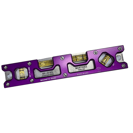 Martinez Tools | 9" Titanium Top View Level - Martinez ToolsTF Tools Ltd