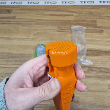 Martinez Tools | M1 15oz Steel Hammer Head | Milled / Orange | 2nd's - TF Tools LtdTF Tools Ltd