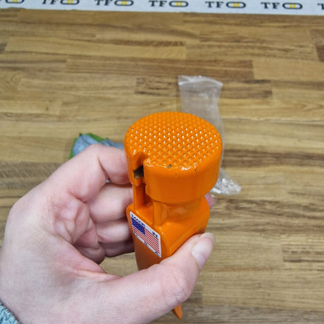 Martinez Tools | M1 15oz Steel Hammer Head | Milled / Orange | 2nd's - TF Tools LtdTF Tools Ltd