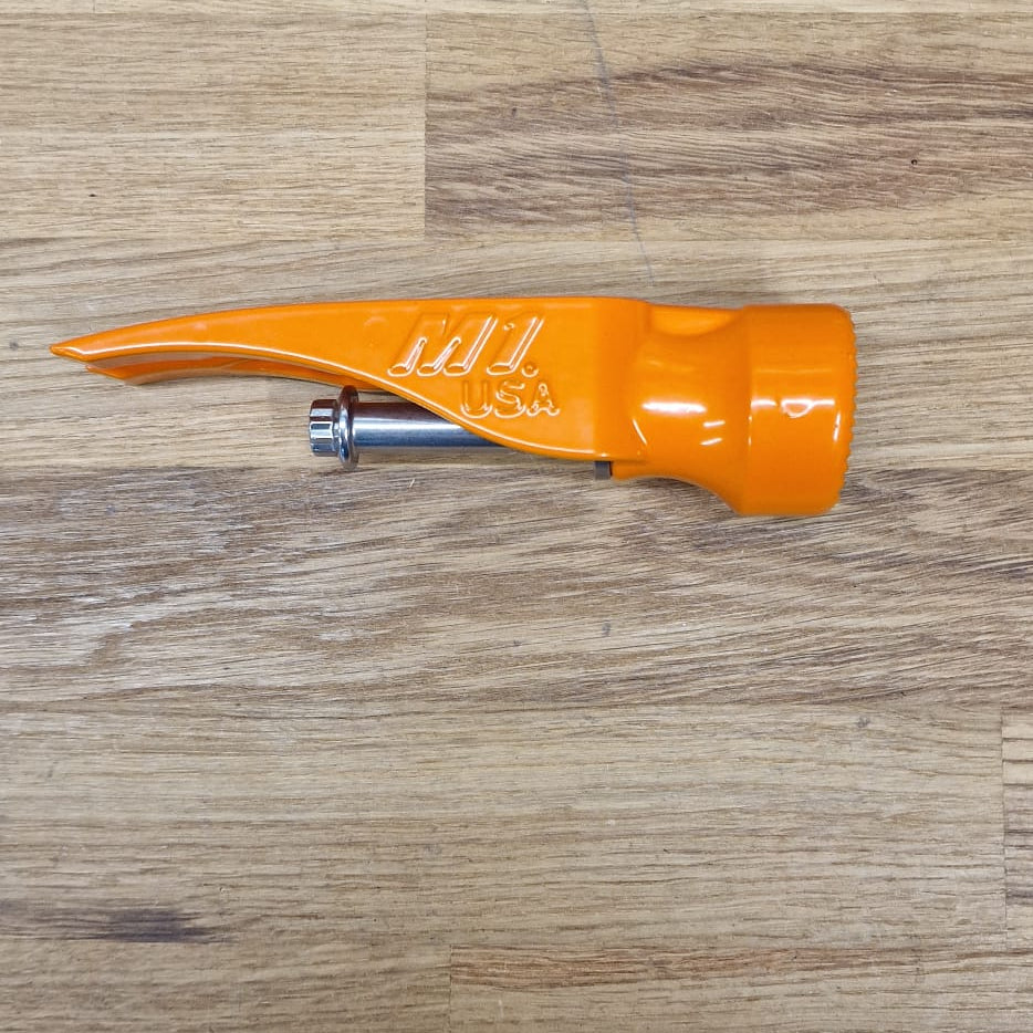 Martinez Tools | M1 15oz Steel Hammer Head | Milled / Orange | 2nd's - TF Tools LtdTF Tools Ltd