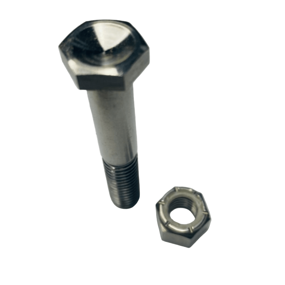Martinez Tools | Ti - Hex head bolt & Ti - Nylon lock washer for Ti Heads - Martinez ToolsTF Tools Ltd