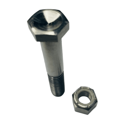 Martinez Tools | Ti - Hex head bolt & Ti - Nylon lock washer for Ti Heads - Martinez ToolsTF Tools Ltd
