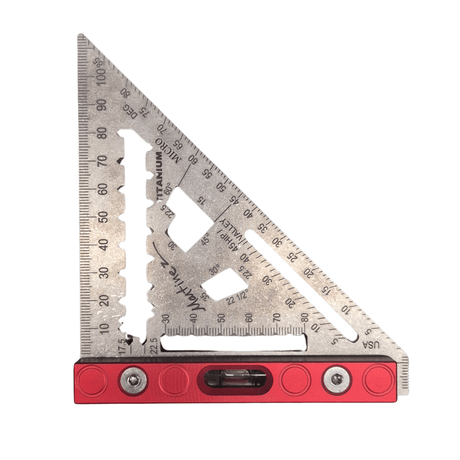 Martinez Tools | Titanium Micro Square with level vial - Metric - Martinez ToolsTF Tools Ltd