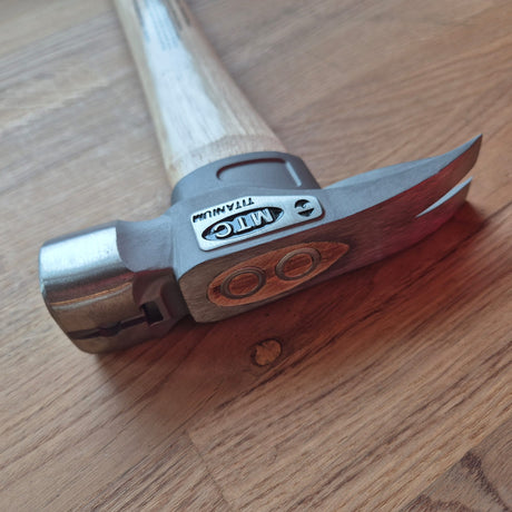 MTC Tools | J4 10oz 14" Titanium Head D Nose Finish Wood Handle - MTC by Martinez ToolsTF Tools Ltd