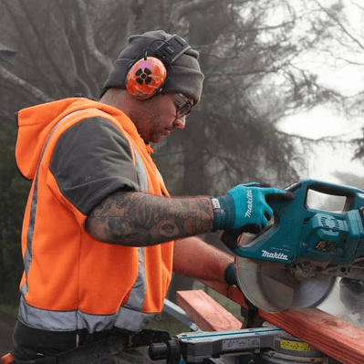 Mufftech | Orange Roughy Bluetooth Earmuffs - MufftechTF Tools Ltd