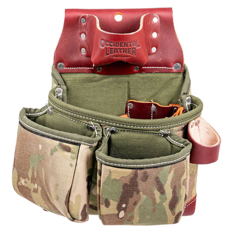 Occidental Leather Toolbelts | C8018DB OxyLights™ 3 Pouch Tool Bag with Tape Holder - Multicam® - Occidental LeatherTF Tools Ltd