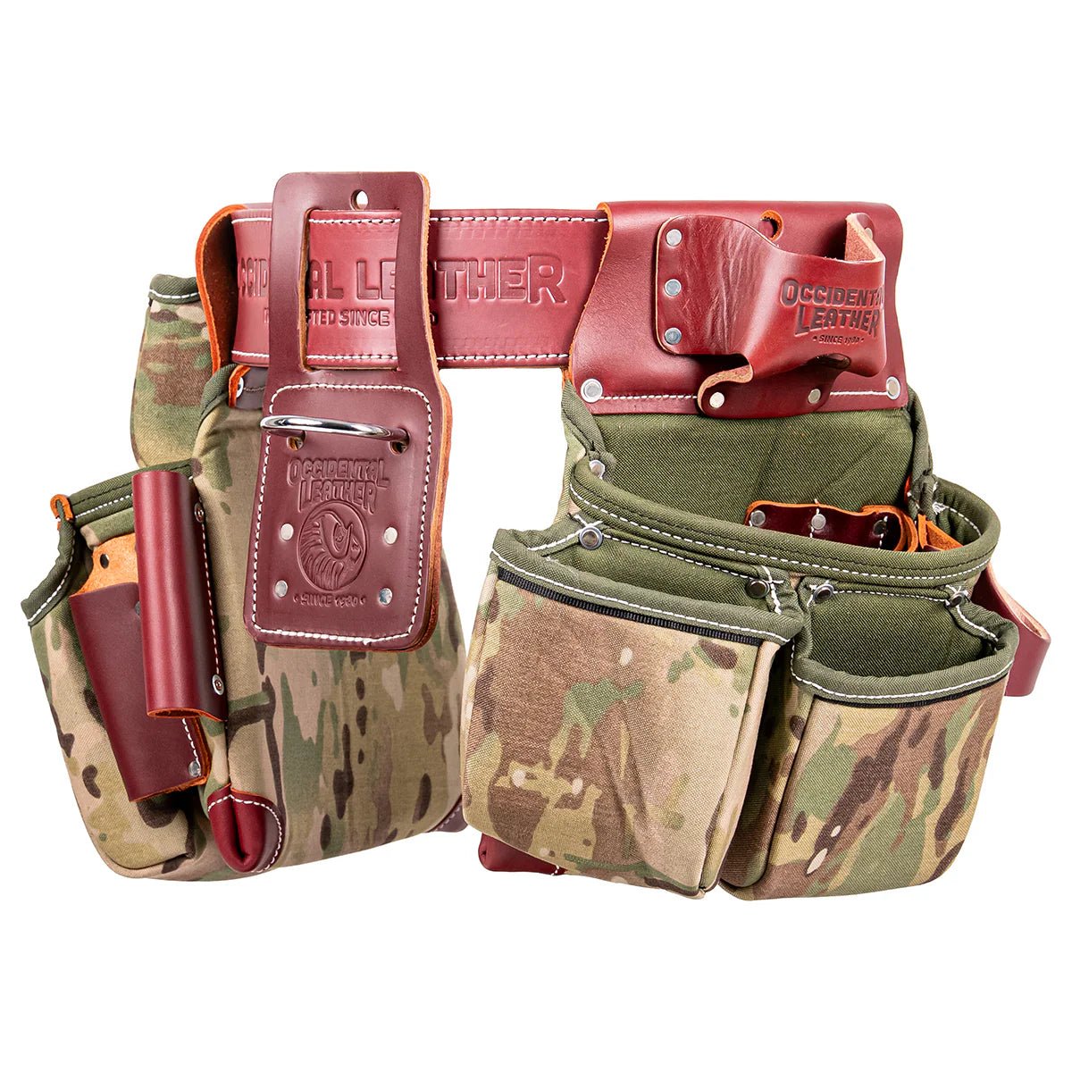 Occidental Leather Toolbelts | C8080DB Special Edition - OxyLights™ Framer Tool Belt Setup - Multicam® - Occidental LeatherTF Tools Ltd