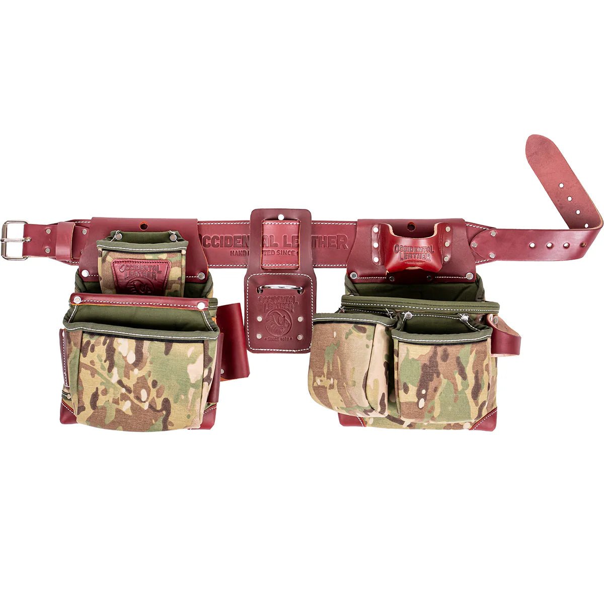 Occidental Leather Toolbelts | C8080DB Special Edition - OxyLights™ Framer Tool Belt Setup - Multicam® - Occidental LeatherTF Tools Ltd