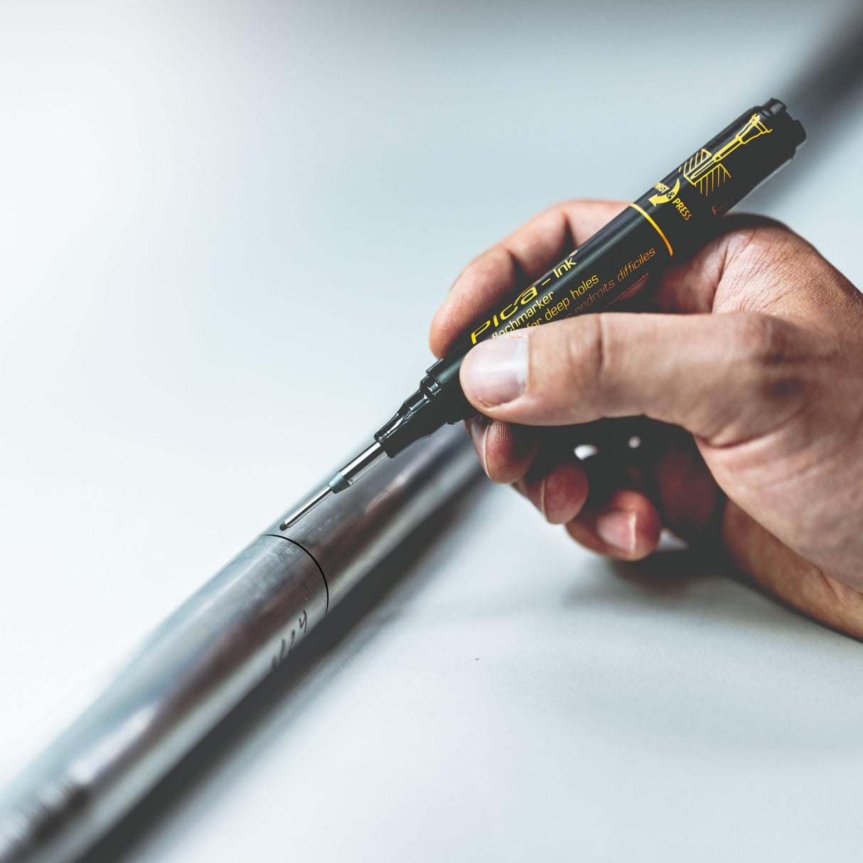Pica | Deep Hole Ink Smart Use Marker - PicaTF Tools Ltd