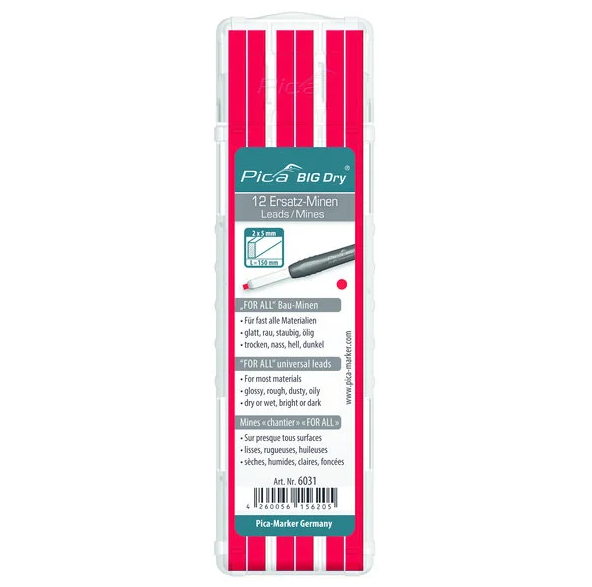 Nachfüllpackungen für Pica BIG Dry Longlife Construction Marker