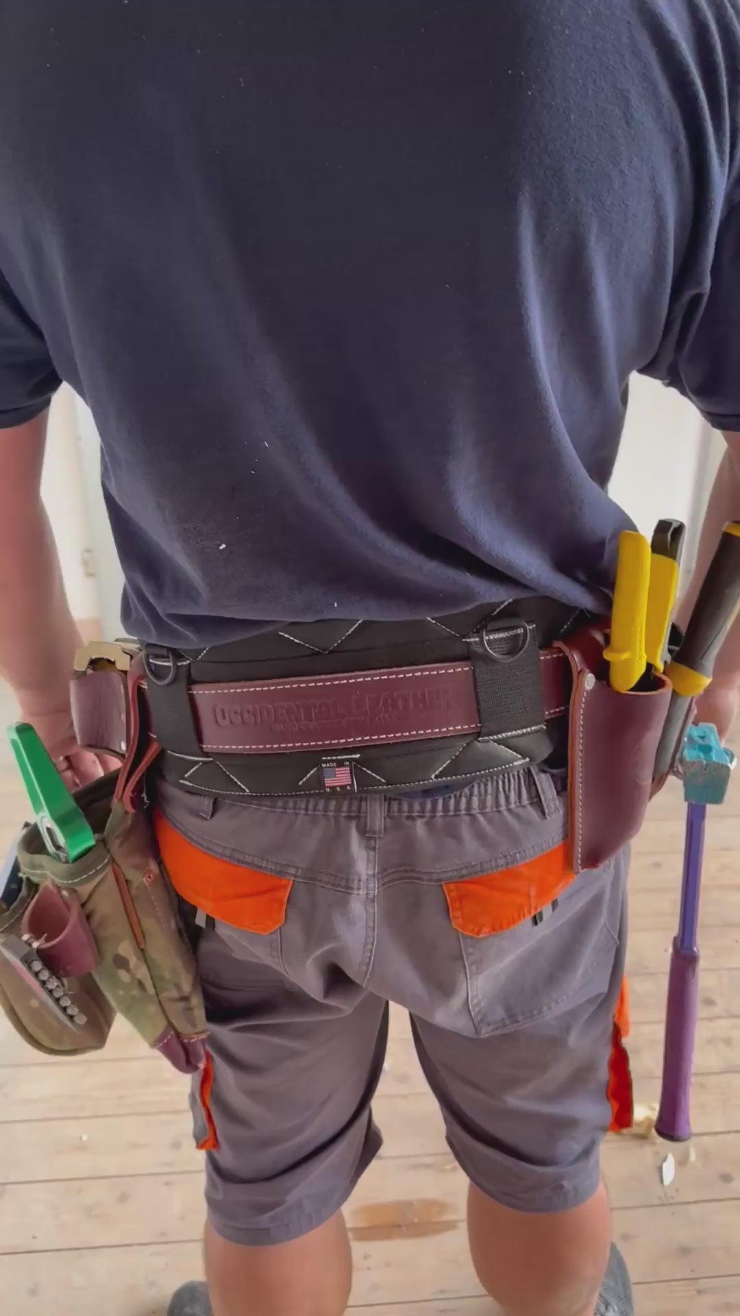 Occidental Leather Toolbelts | C8080DB Special Edition - OxyLights™ Framer Tool Belt Setup - Multicam®