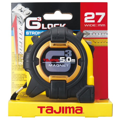Tajima | 5m Extra Wide tape G Lock with Magnet - TajimaTF Tools Ltd