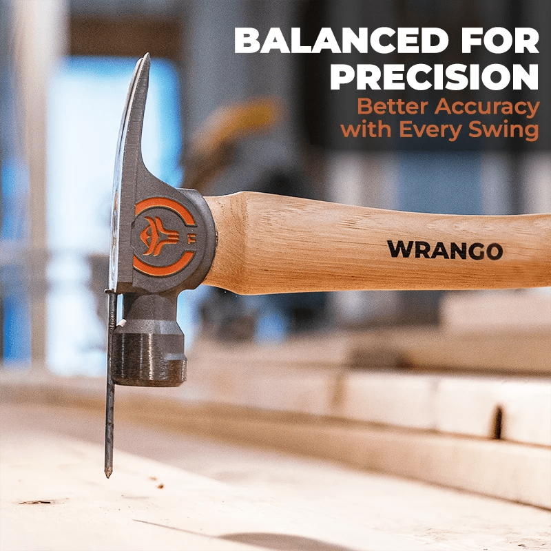 Wrango Tools | 14oz Titanium Hammer – 17in Wood Handle - Wrango ToolsTF Tools Ltd