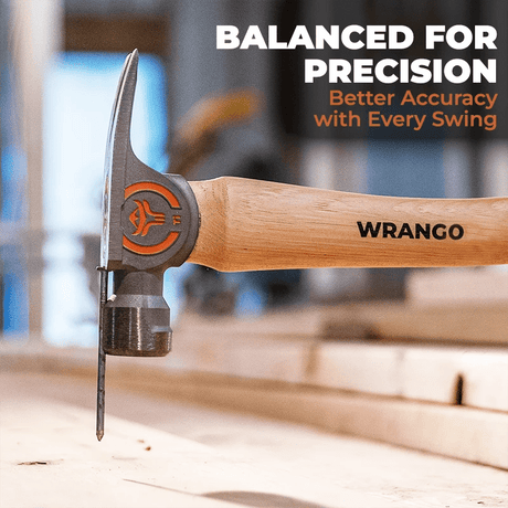 Wrango Tools | 14oz Titanium Hammer – 17in Wood Handle - Wrango ToolsTF Tools Ltd