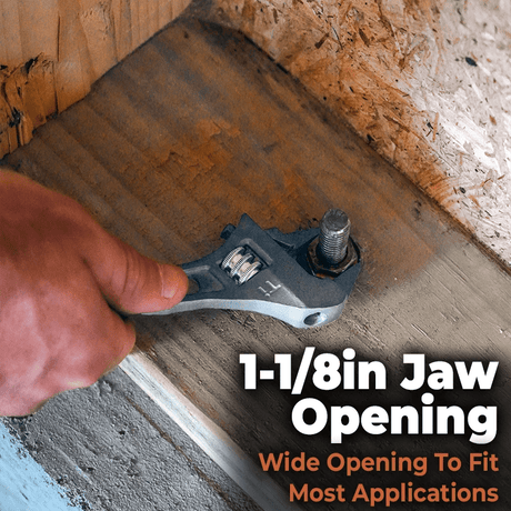 Wrango Tools | 6in Adjustable Titanium Wrench, 1 - 1/8in Jaw - Wrango ToolsTF Tools Ltd