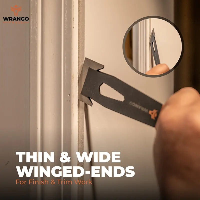 Wrango Tools | 9.5in Trim Bar Pry Bar, Cushion Grip - Wrango ToolsTF Tools Ltd