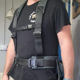 Badger Gunmetal Grey Suspenders - Badger ToolbeltsTF Tools Ltd