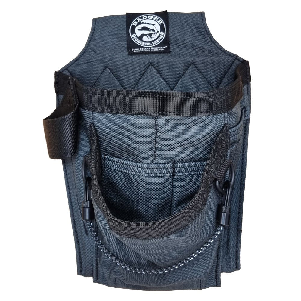 Badger Toolbelts Electricians Bag Gunmetal Grey — TF Tools Ltd