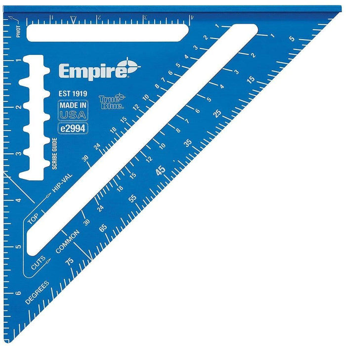 Empire 7" True Blue Rafter Square - EmpireTF Tools Ltd
