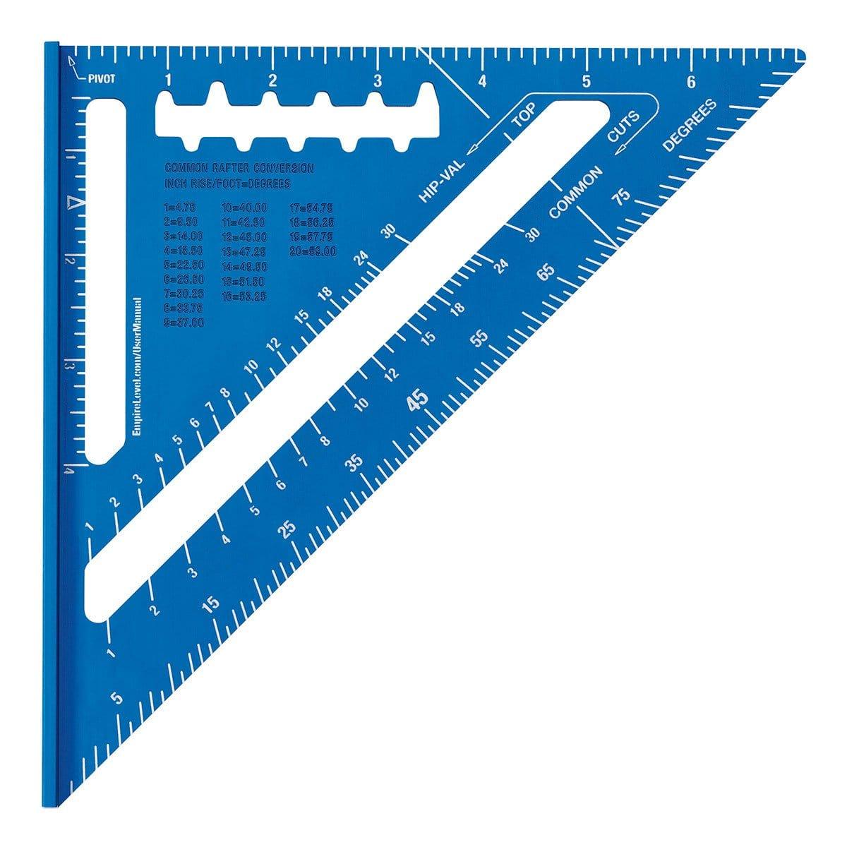 Empire 7" True Blue Rafter Square - EmpireTF Tools Ltd