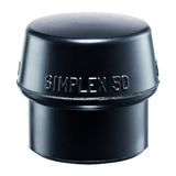 Halder | Simplex Mallet Black Rubber replacement face - HalderTF Tools Ltd