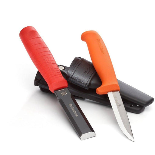 Hultafors Chisel EDC 25mm & Craftsmen's Knife HVK in a Double Holster - HultaforsTF Tools Ltd
