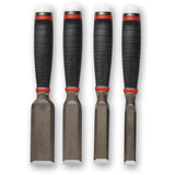 Hultafors | Heavy - Duty Chisel Set & Leather Roll (40, 32, 25, 20mm) - HultaforsTF Tools Ltd