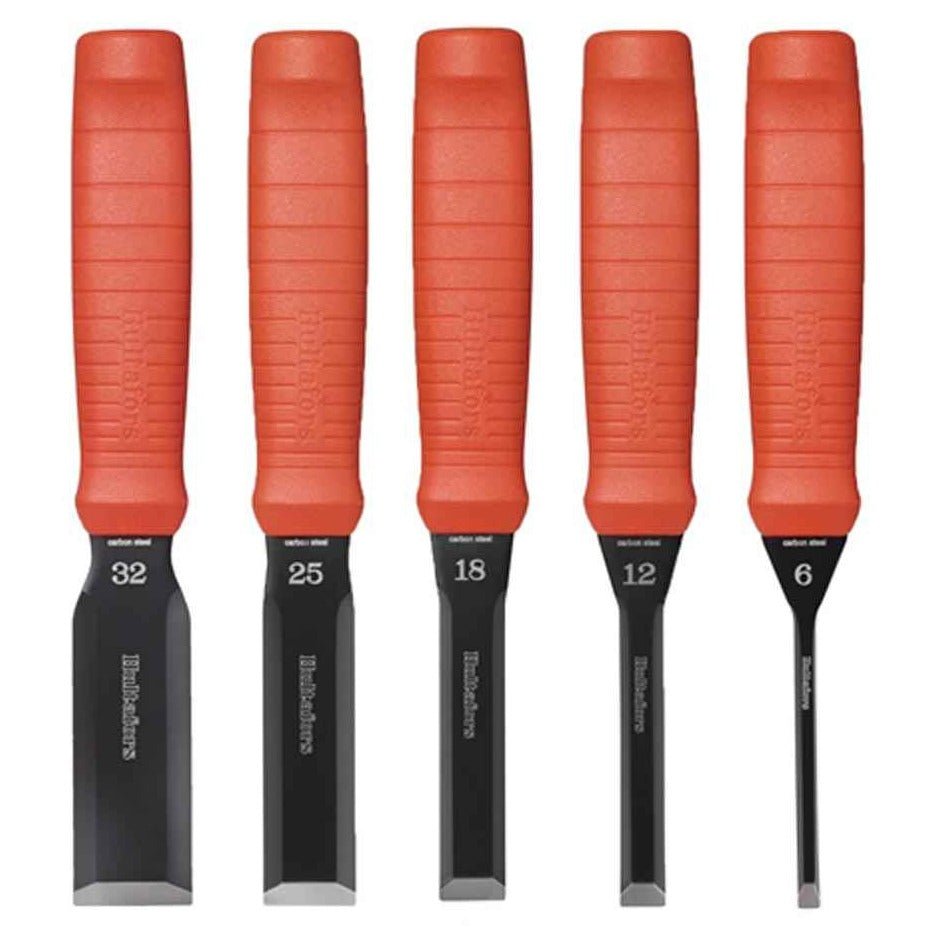 Hultafors Scandinavian Butt Chisel Set of 5 EDC (32, 25,18, 12, 6mm) - HultaforsTF Tools Ltd