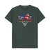Martinez UK USA Charcoal 100% Organic Cotton Tshirt - TF ToolsTF Tools Ltd