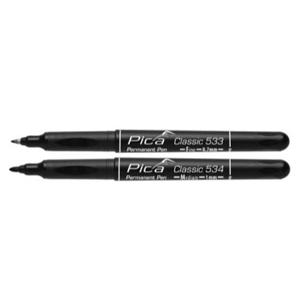 Pica | Classic Permanent Black Marker  - PicaTF Tools Ltd