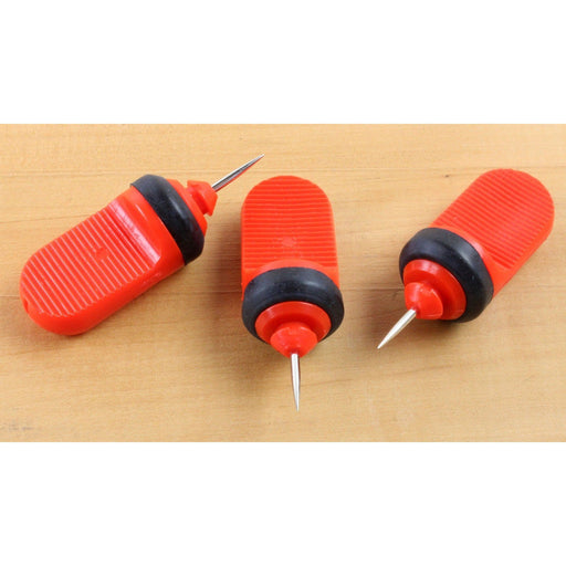 Shinwa 3 Pc Set Anchor Pins Mini for Chalk and Ink Line Marker Red - ShinwaTF Tools Ltd
