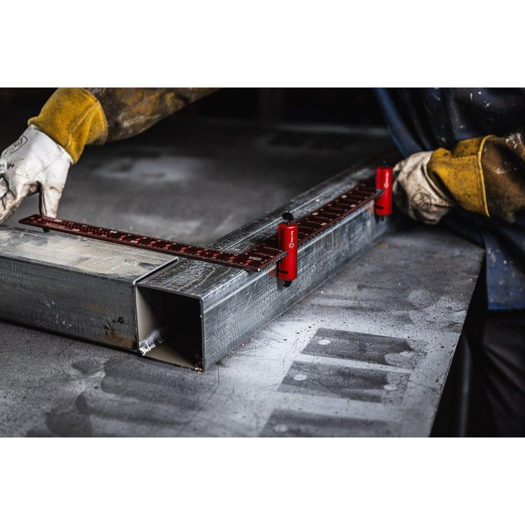 Squi.Jig (3”) - Framing Square Attachment (Pair) RED - SquiJigTF Tools Ltd