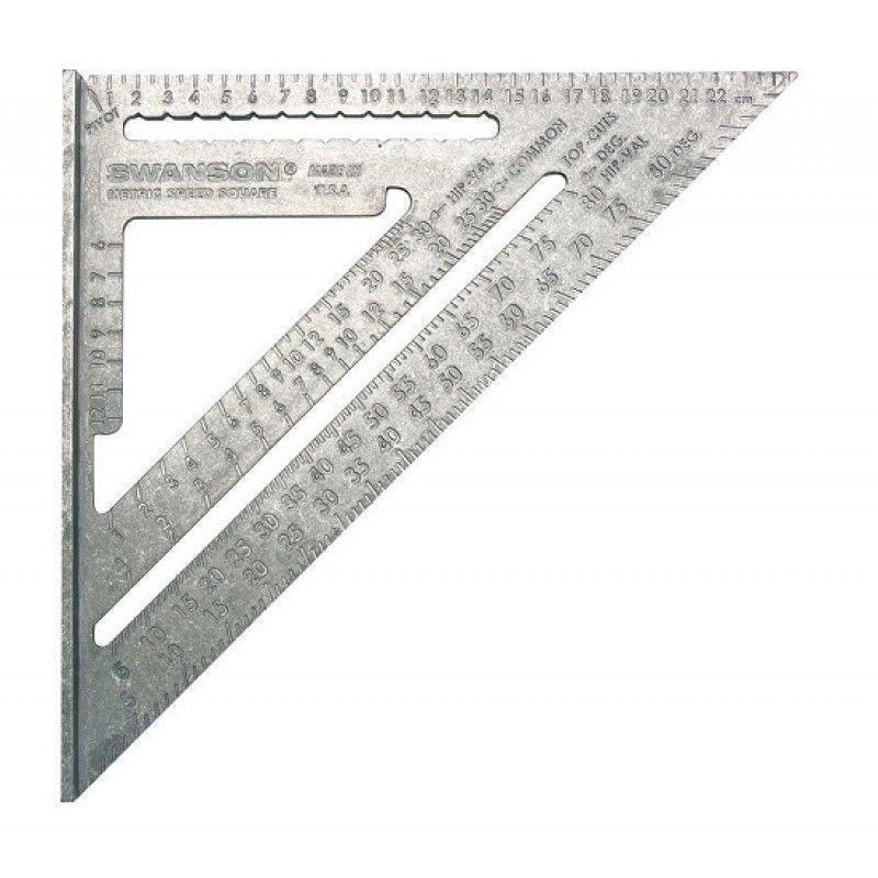 Swanson 25cm Metric Speed Square - SwansonTF Tools Ltd