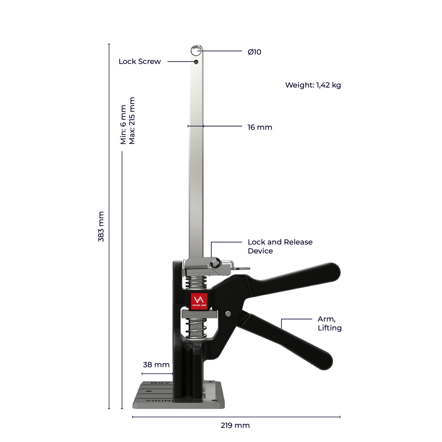 Viking Arm Precision Clamping Tool SOLO - Viking ArmTF Tools Ltd